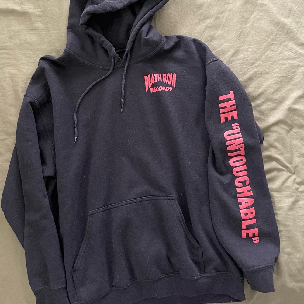 Death Row Records The Untouchable Black/Red Hoodie Pullover